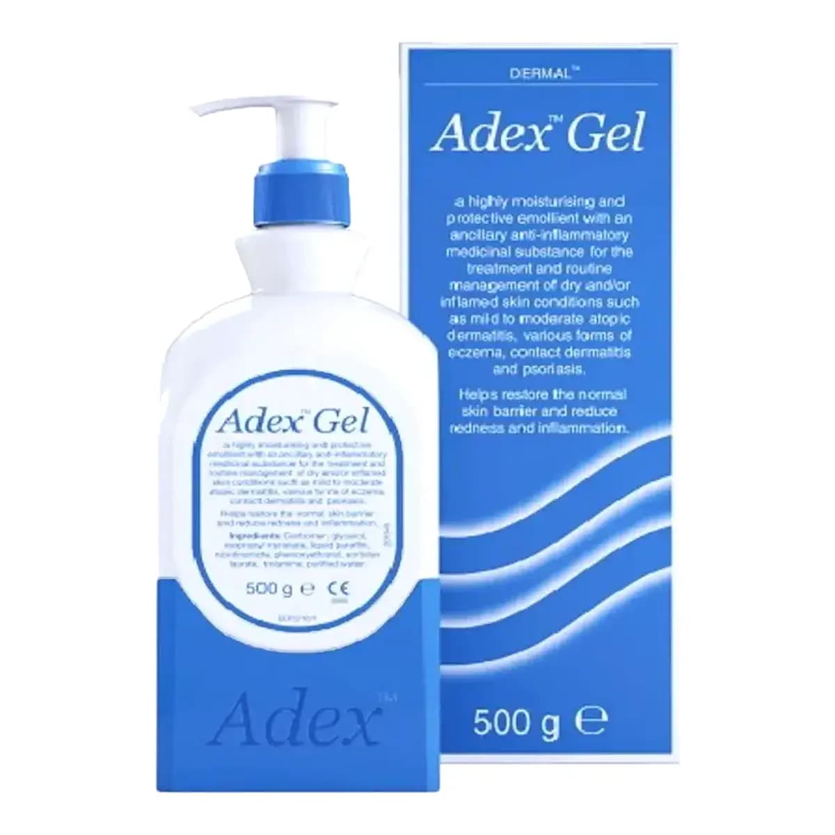 Adex Gel 500g front packaging