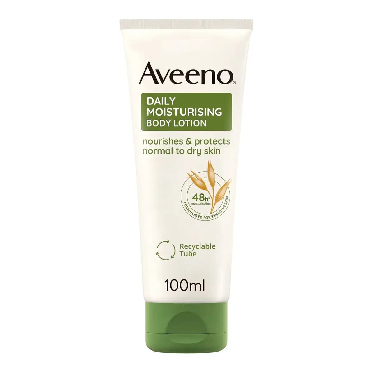 Aveeno Daily Moisturising Body Lotion 100ml front packaging