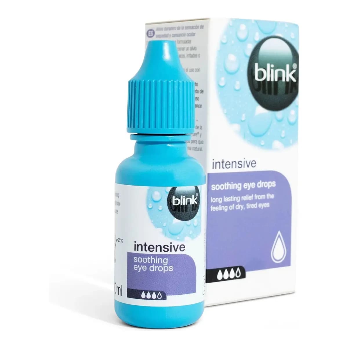 Blink Intensive Eye Drops front packaging