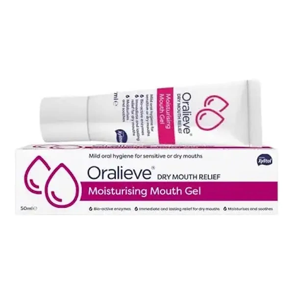 Oralieve Dry Mouth Relief Gel 50ml front packaging
