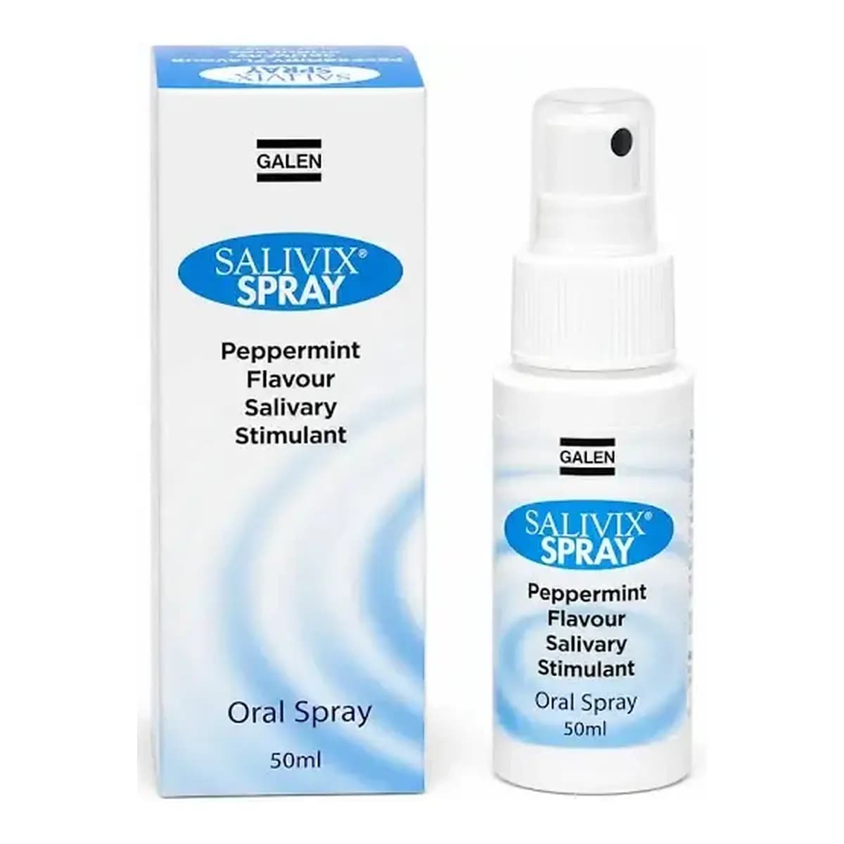 Salivix Dry Mouth Relief Spray 50ml front packaging