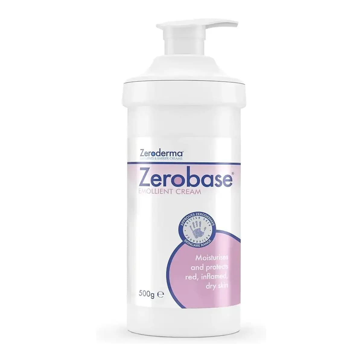 Zerobase Emollient Cream 500g front packaging