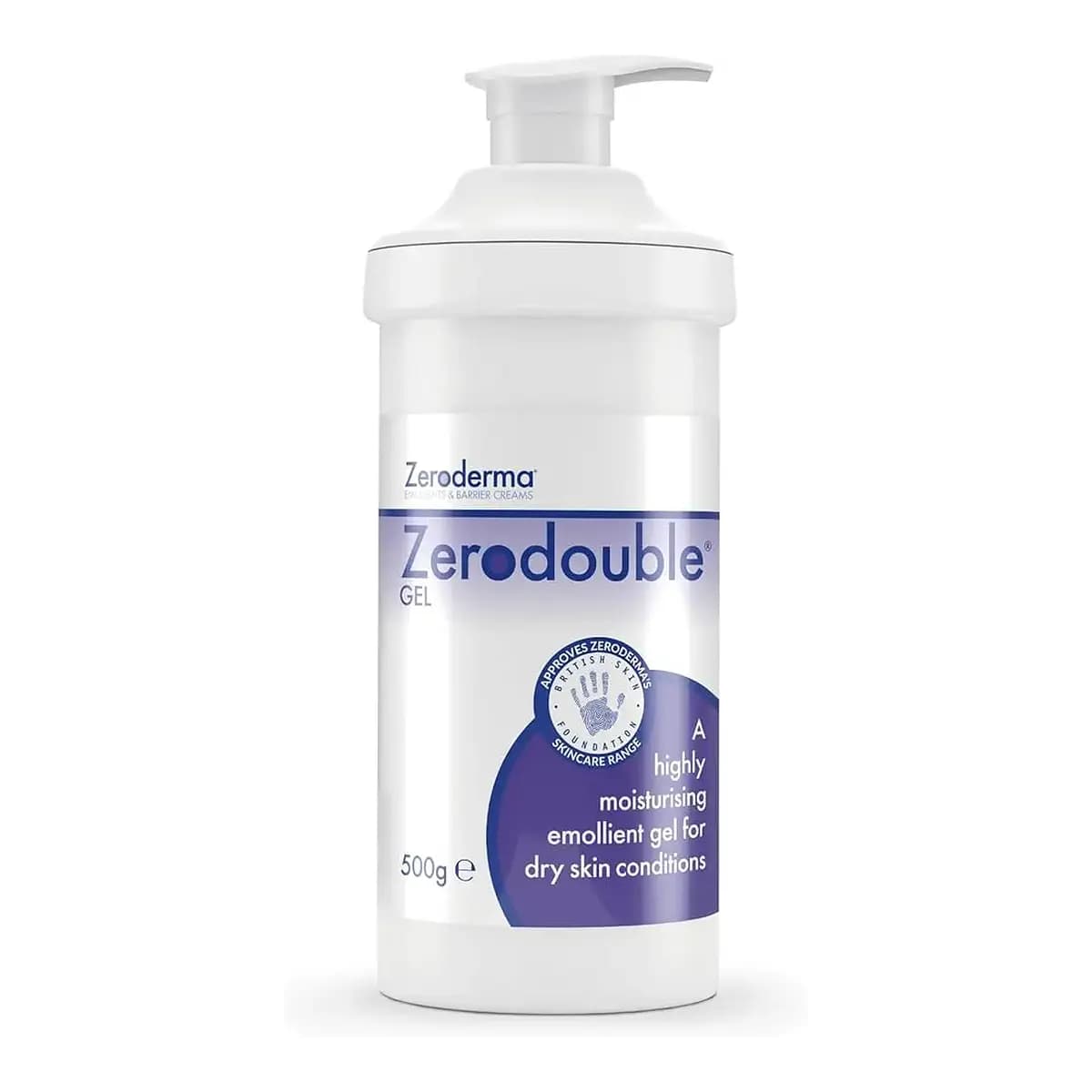 Zerodouble Emollient Gel 500g front packaging