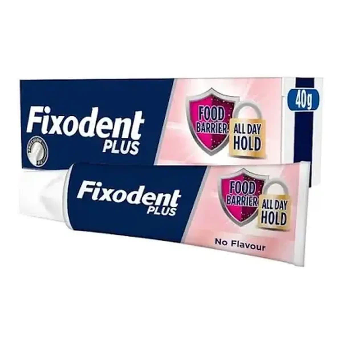 Fixodent Plus Food Barrier Fresh 40g front packaging